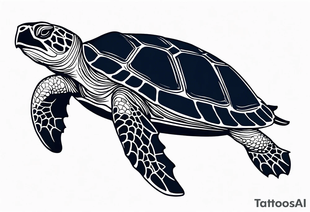 Navy turtle shellback tattoo tattoo idea