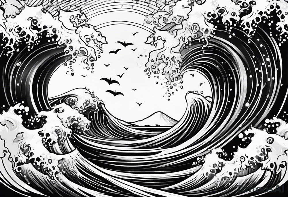 Ocean tattoo tattoo idea