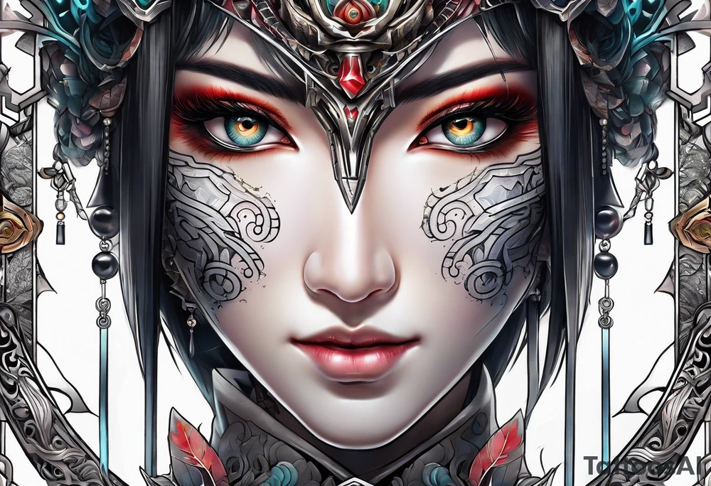 Byakugan eyes tattoo idea