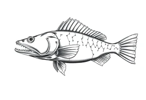 Flathead catfish tattoo idea