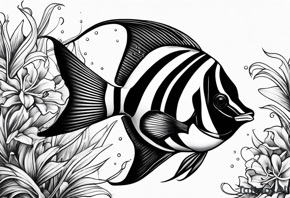 Moorish idol tattoo idea