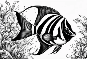 Moorish idol tattoo idea