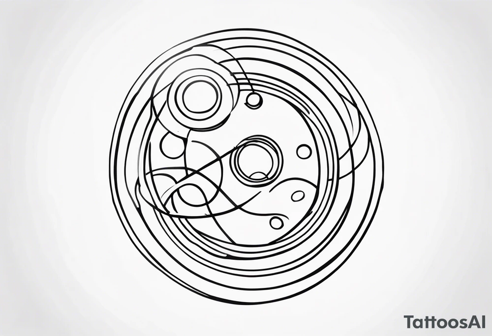 Gallifreyan tattoo idea