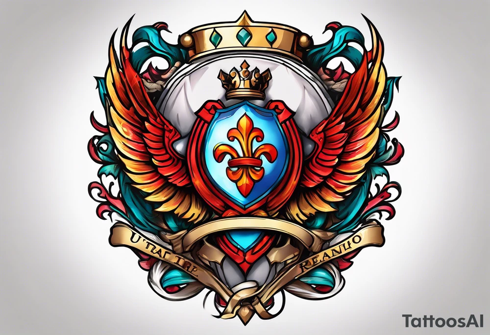 Prentice Family Crest tattoo idea