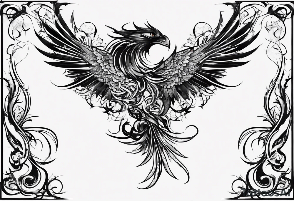 extreme detangled pain arm tattoo idea