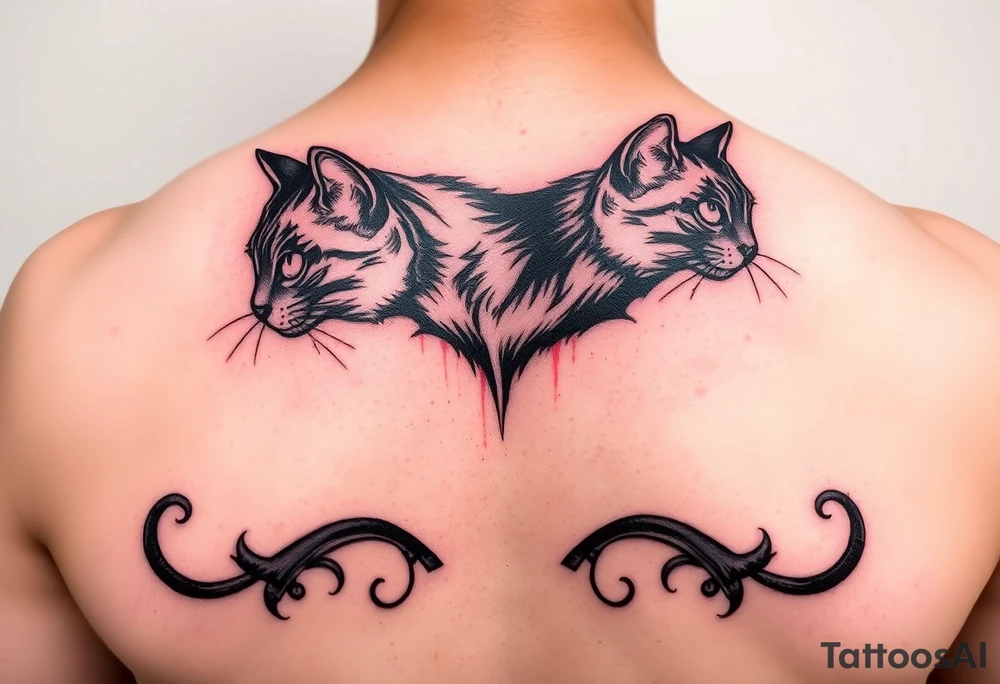 Black Cat tattoo idea