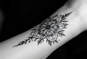 sacred flower of life tattoo idea