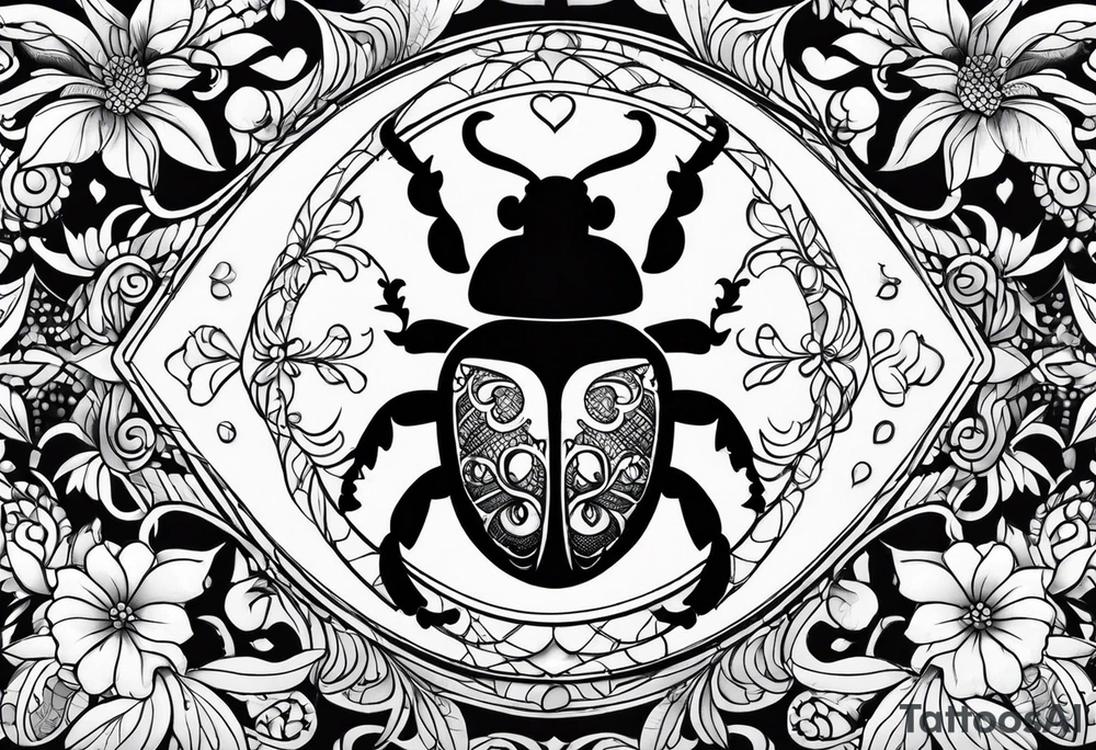 beetle
love tattoo idea