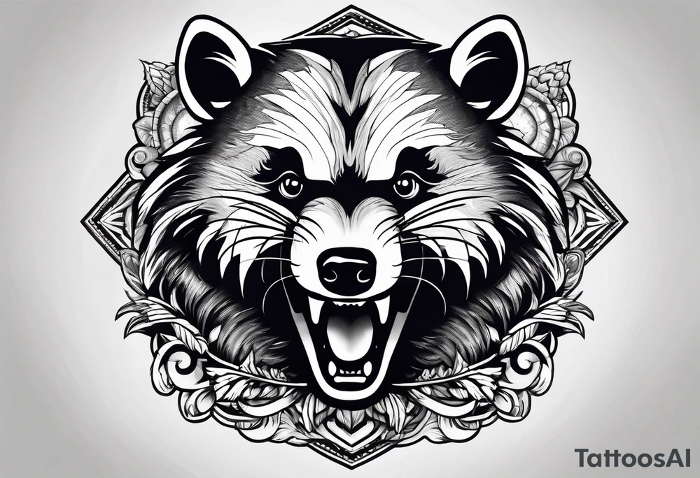 Angry Mc.Badgers tattoo idea