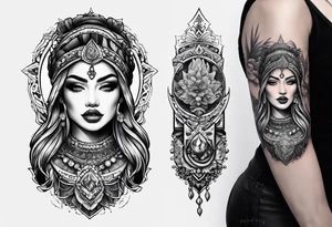 FEEL NO PAIN SHOW NO EMOTIONS tattoo idea