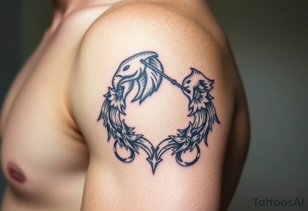 Irish strength and family tattoo idea