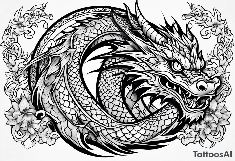 dragons tattoo idea