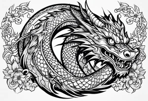 dragons tattoo idea