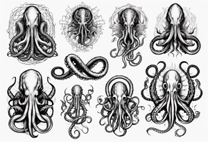 lovecraft tentacle tattoo tattoo idea