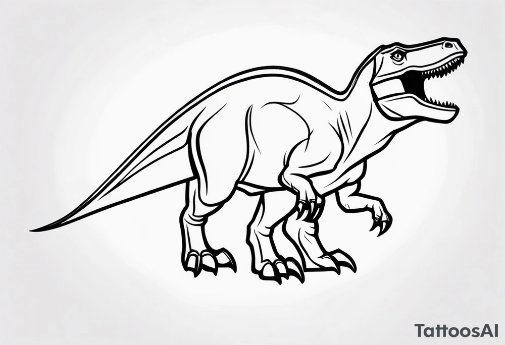 dinosaur tattoo idea