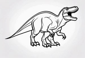 dinosaur tattoo idea