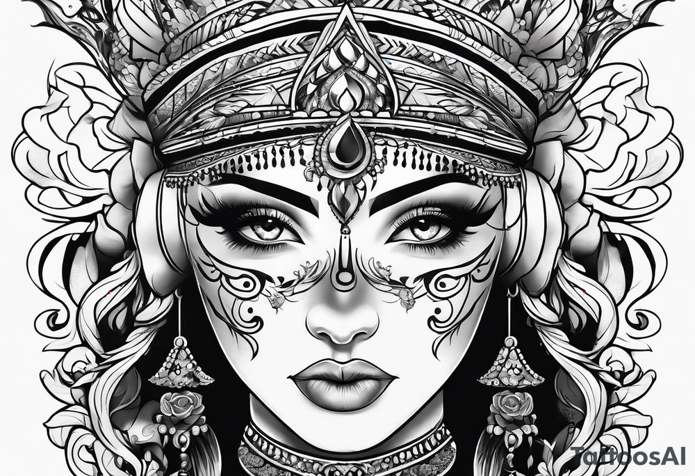 preforming art tattoo idea