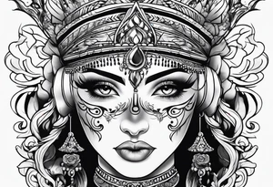 preforming art tattoo idea
