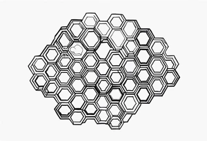 Intricate Honeycomb tattoo idea