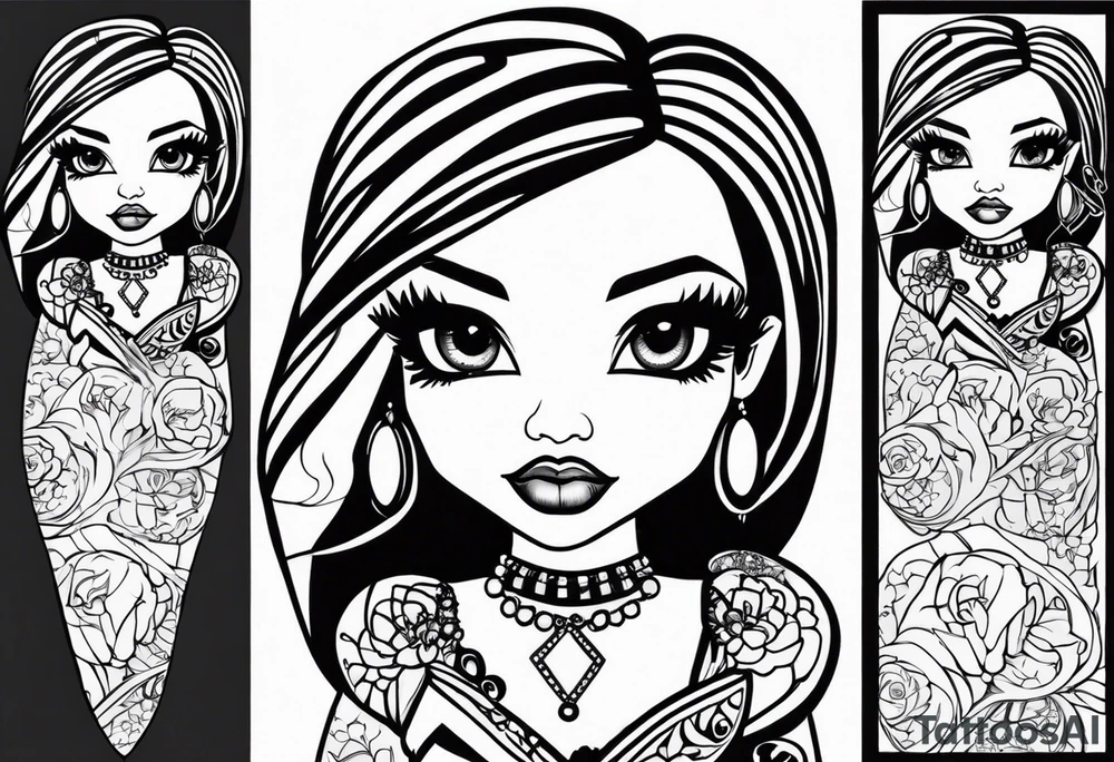 Bratz doll tattoo idea