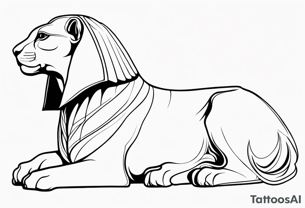 Enigmatic Sphinx, tattoo idea