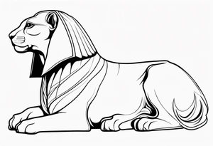 Enigmatic Sphinx, tattoo idea