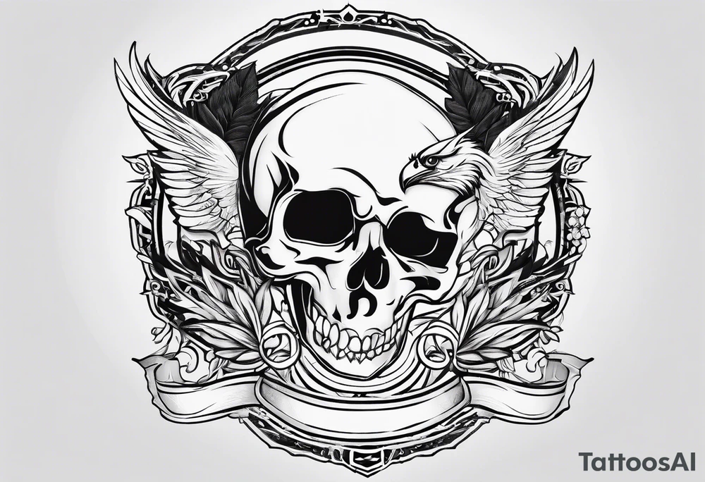 Hinano logo with famas tattoo idea