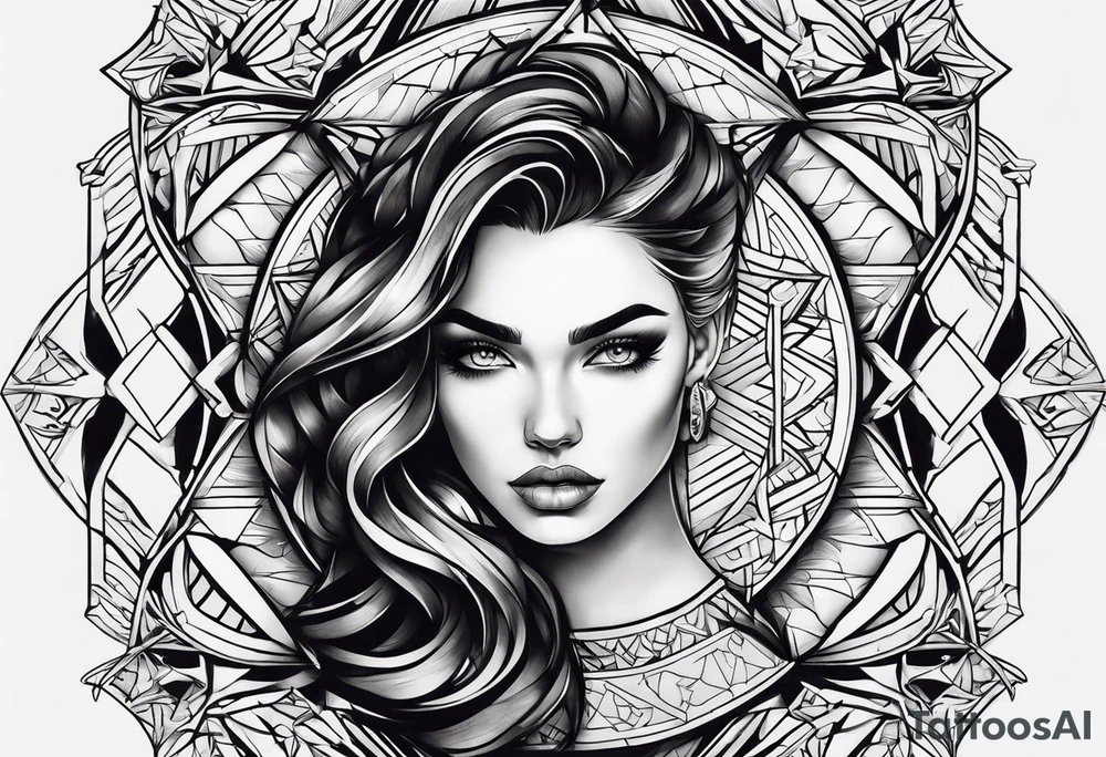 foto em traços tattoo idea