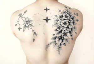 Extra large 
Female full back tattoo garden of eden tattoo idea