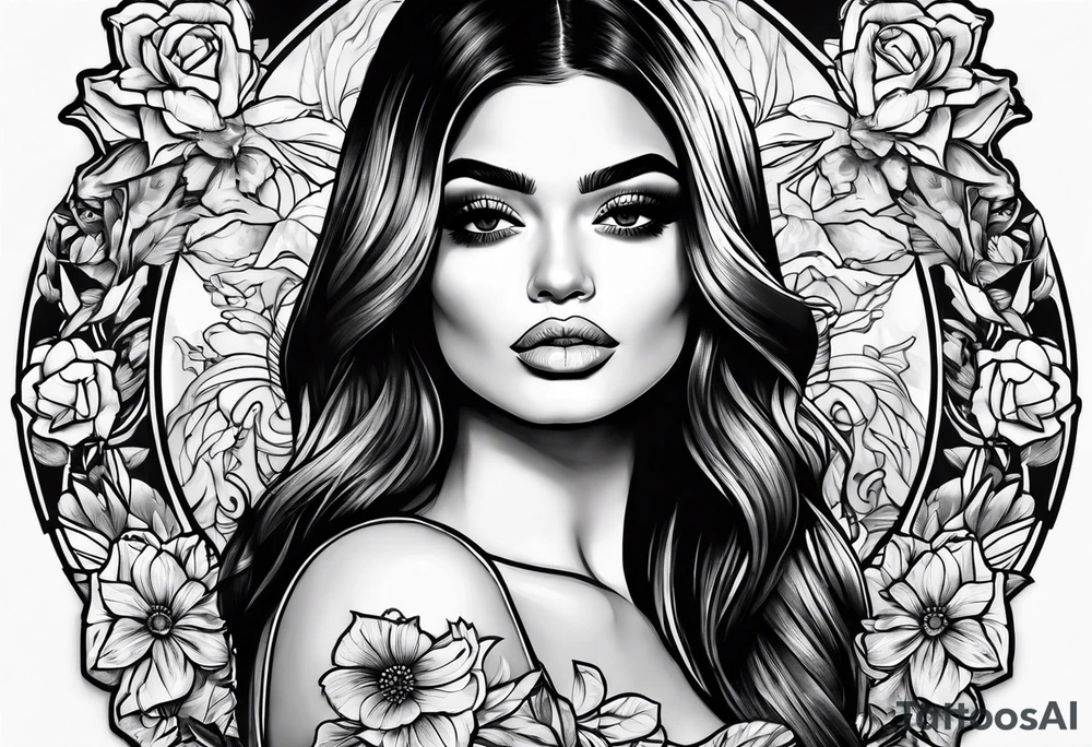 Kylie Jenner smoking cigarette tattoo idea