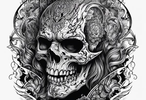 scary nemesis tattoo idea
