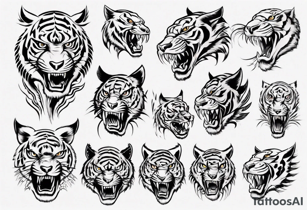Flying tiger tattoo idea