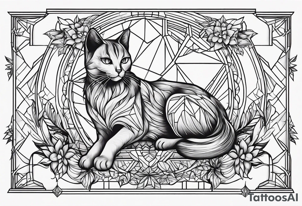 Black Cat tattoo idea