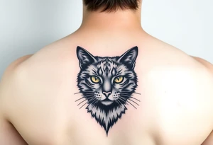 Black Cat tattoo idea