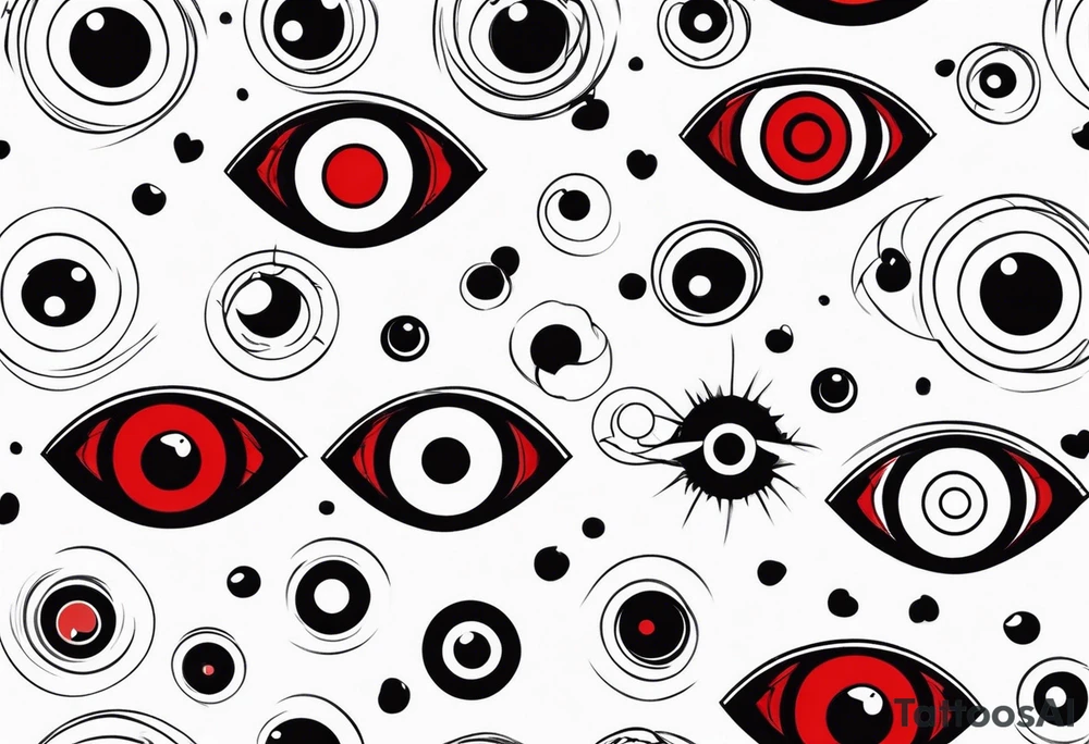 Sharingan eyes tattoo idea