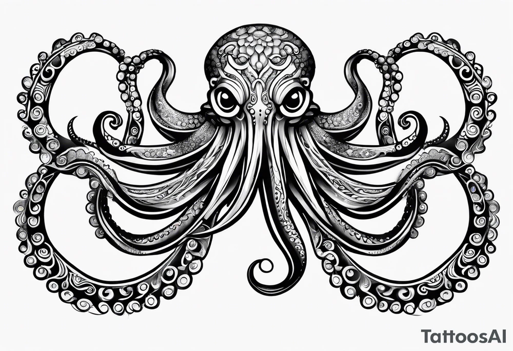 octopus armband tattoo idea