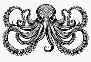 octopus armband tattoo idea