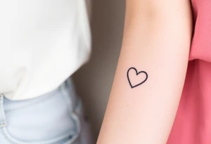 Minimalist tattoo for women who love travel and science, make feminine. For forearm. Should be small, aeroplane and heart tattoo idea
