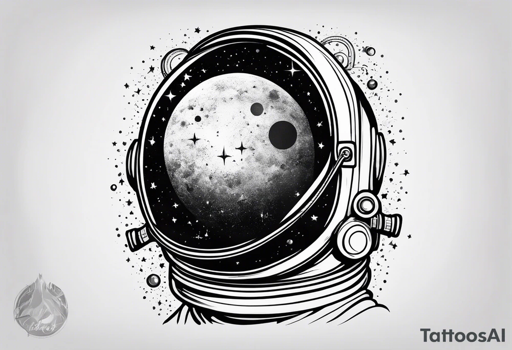 outer space tattoo idea