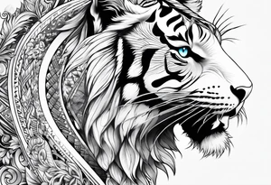 Full leg tattoo tattoo idea