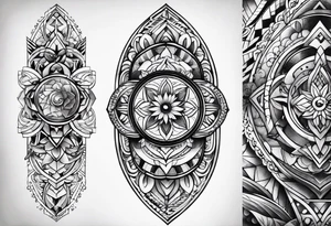 Danish half sleeve tattoo idea