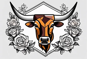 Texas longhorns and A&M aggies football tattoo idea