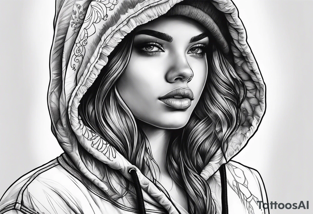 Hoodie tattoo idea