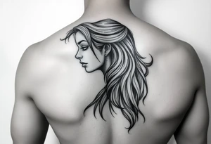 girl tattoo tattoo idea