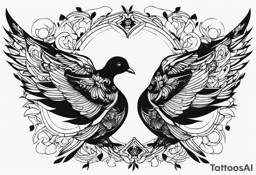 doves tattoo idea