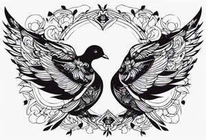 doves tattoo idea
