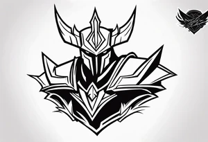 Mordekaiser from league of legends upper arm tattoo tattoo idea