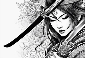 Katana tattoo idea