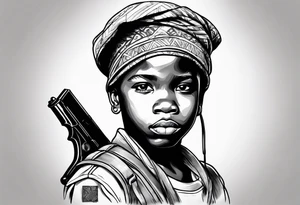 african child soldier tattoo idea