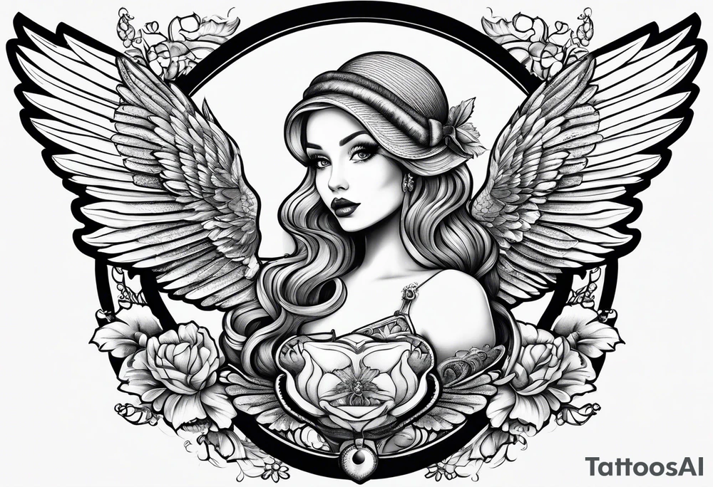 Dolly, acorn, wings tattoo idea